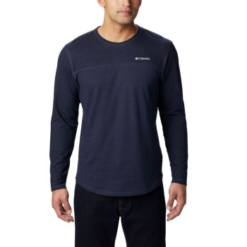 Columbia Sweater Heren, Rugged Ridge Long Sleeve Crew Donkerblauw, 67ILUBDQX